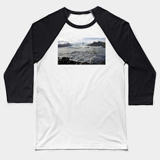 Icelandic Glacial Ice Picture Baseball T-Shirt